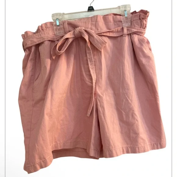 3X George 100% Cotton Paperbag Shorts - Picture 11 of 16